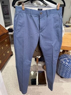 J.Crew Men's Blue Chino Pants Flex